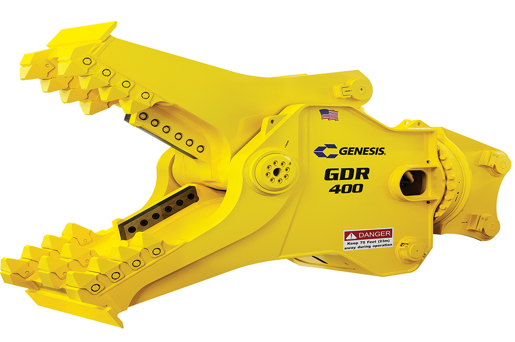 Genesis GDR 400 Demolition Recycler Specs SMS Equipment